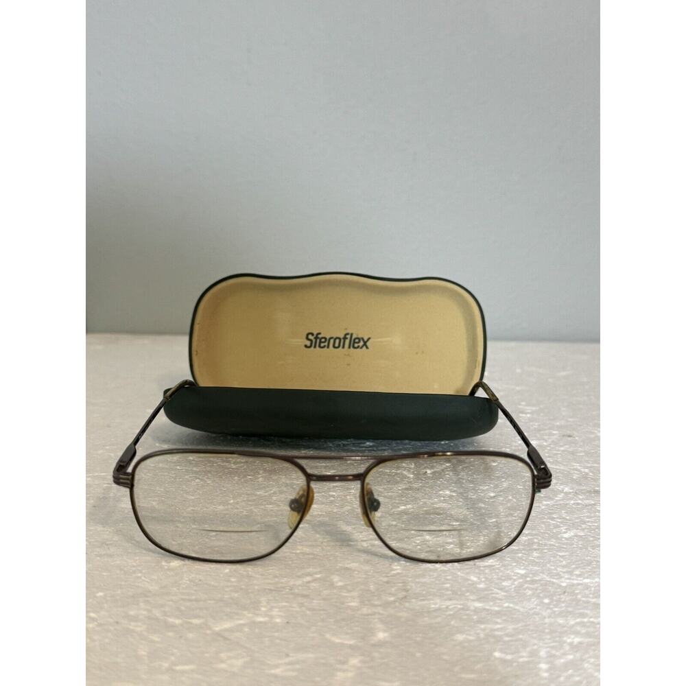 Sferoflex vintage Eyeglasses Aviator Frames Made In Italy
